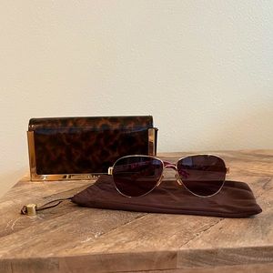Tory Burch Aviator Sunglasses